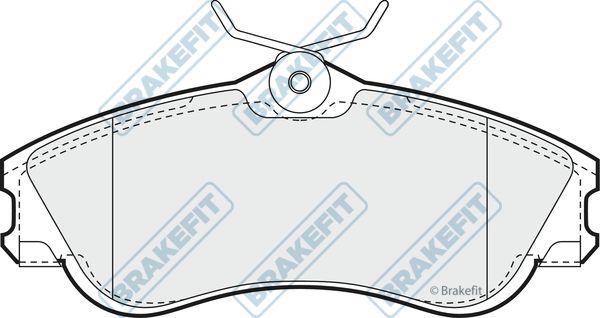 APEC BRAKING Комплект тормозных колодок, дисковый тормоз PD3126